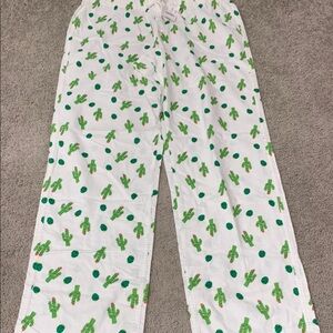 NWT J. Crew Cactus Print Lounge Pajama Pants Women’s M NEW